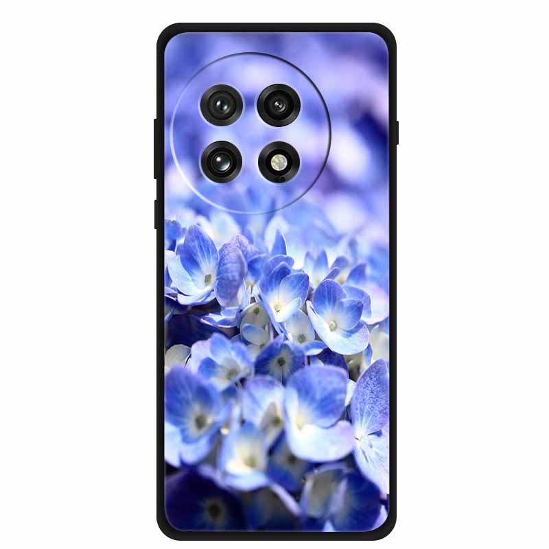 Black Silicone Case For OnePlus 13 5G Case Cartoon Cat Soft Back Cover For OnePlus Ace5 5G Ace 5 Pro 13R Phone Case Shell Coque