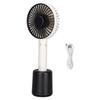 Portable Handheld Fan 3 Levels Automatic Shaking Head USB Rechargeable Battery Operated Small Handheld Fan for Travel