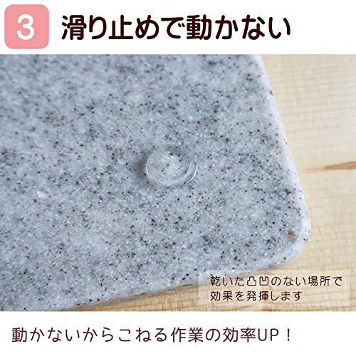 Marble Noodle Board [M size] Charcoal Black color limited edition (Width 48.5cm x Depth 37.5cm)