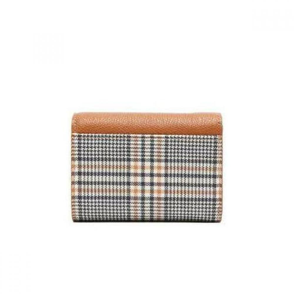 Daks Wallet Mens Brown Check Bifold Dcwa2f624w2