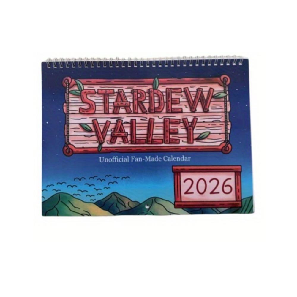 

Stardew Valley Fan-Made 2026 Calendar 12 Monthly Country Aesthetic Wall Calendar Funny Family Planner 2026 Planner Home Decor