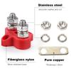 M6 M8 M10 Bus Bar 12V Terminal Block Studs BusBar 12V 5/16" 1/4" Negative Heavy Duty Power Distribution Stud for Truck RV Boat