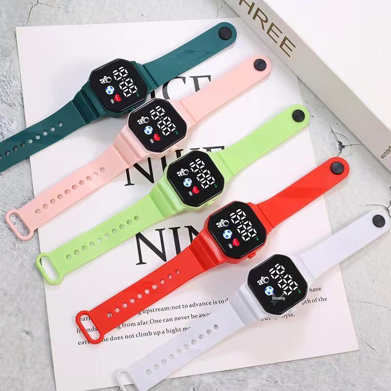 Premium C3 Student LED Sport Watch - Large Dial Unisex with Earth Time Button
