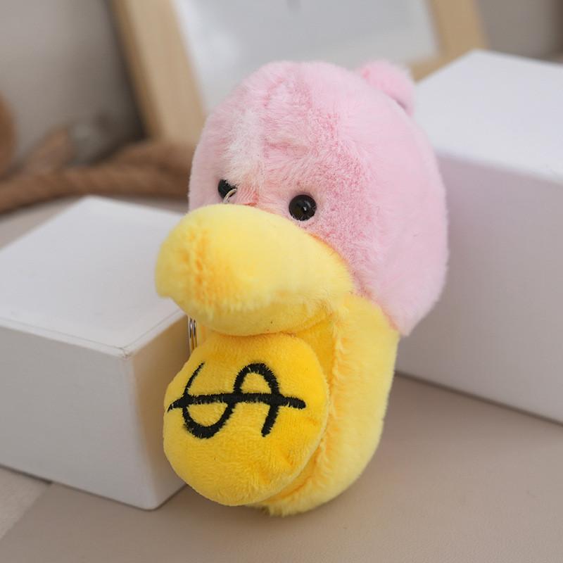 Fluffy Pelican Plush Toy Keychain Adorable Duckling Backpack Charm For Kids
