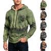Herren Kapuzenpullover Farbe Lockerer Schnitt Freizeit mit Tasche und Kordelzug