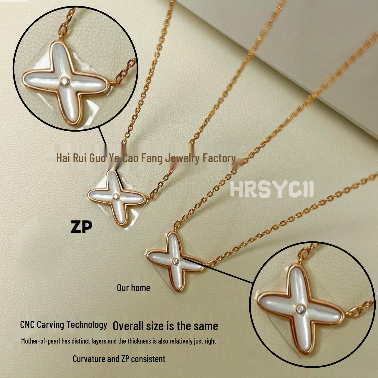 Seiko V Gold X Cross Women s White Mother-of-Pearl Necklace with Diamonds - High-End Luxury Clavicle Chain Rose Gold/Cross Necklace/Red Agate
