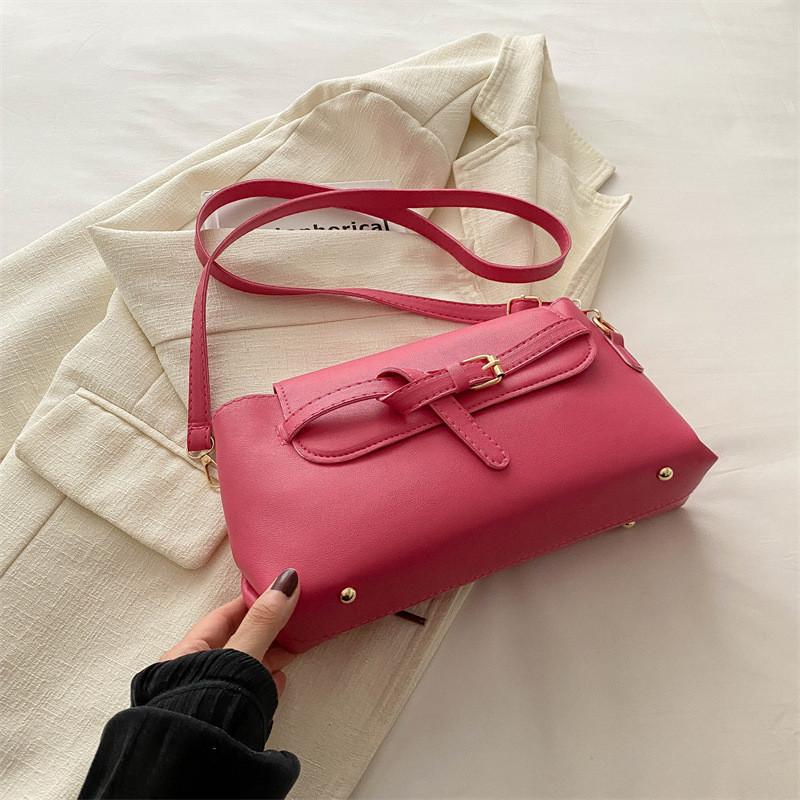 Trendy Retro Small Square Bag For Women Stylish Chic Single Shoulder Crossbody Bag
