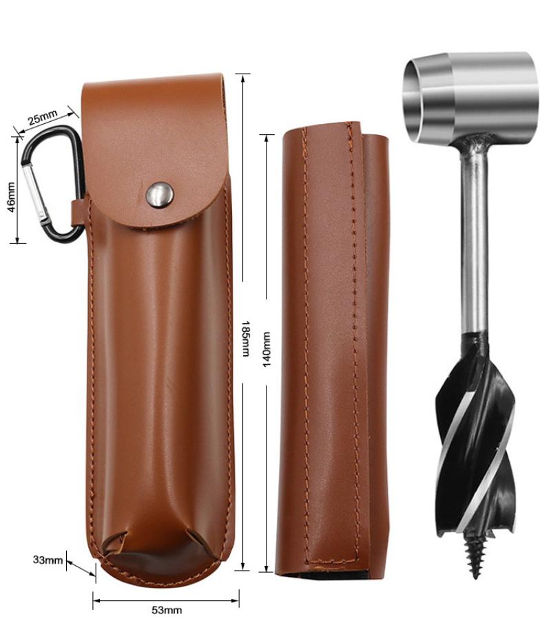 Schlangenbohrer Outdoor Survival Punch Tool Camping Bushcraft Manueller Lochmacher Schraubenschlüssel Holzbohrkern Holzbearbeitung