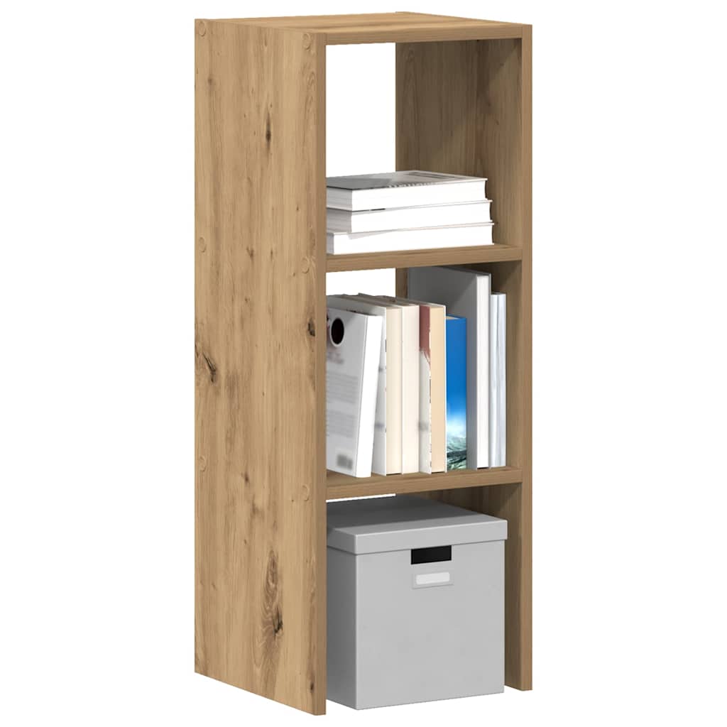 Stackable Bookshelf Artisan Oak 30 X 30 X 80 Cm Engineered Wood