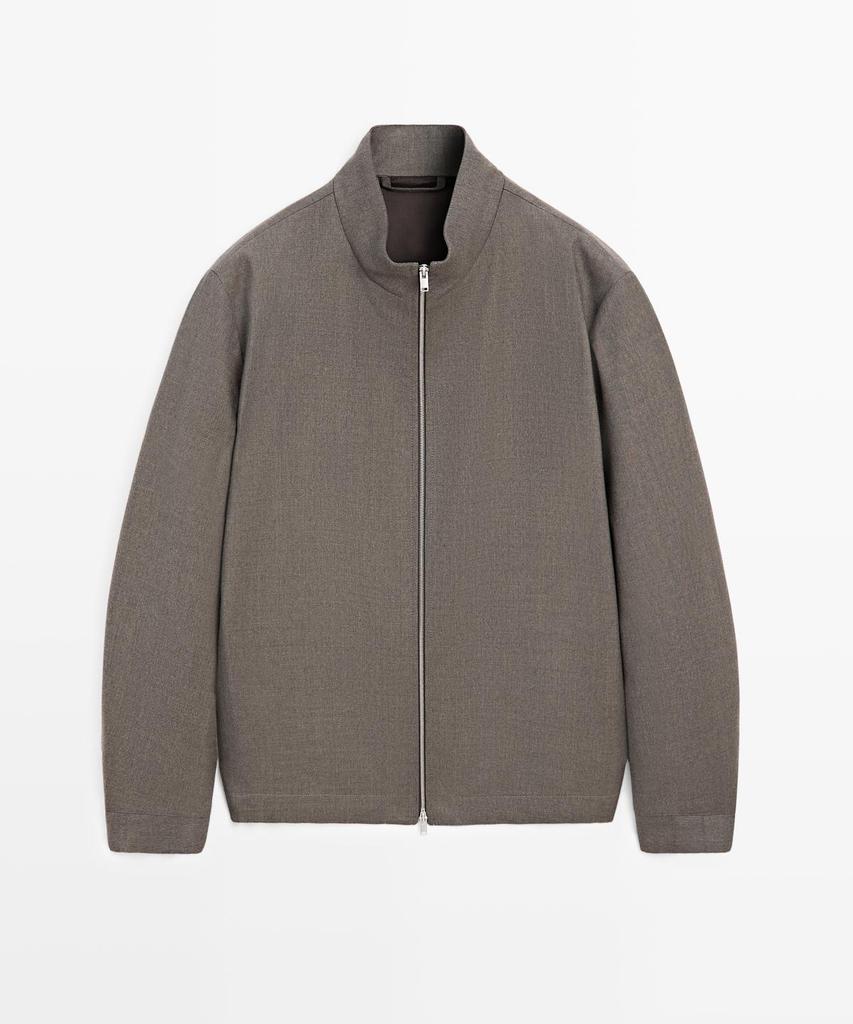 Massimo Dutti Jacke aus Wollmischung