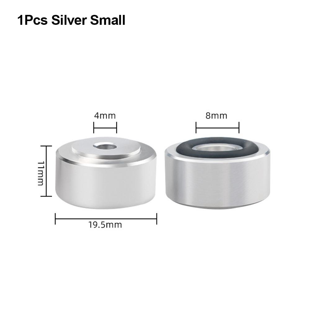 1/4Pcs Aluminum Alloy Feet Pad Isolation Amplifier Base Feet  for Speakers CD Amplifier