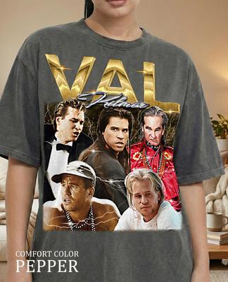 Val Kilmer 90s Vintage Retro Bootleg Shirt, 90s Hollywood Legend Graphic Tee, Action Star Fan Apparel