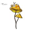 Colorful Yard Stakes Planter Insert Stake, Double-Sided, Flower Pot Decor Metal Art Ornaments Insect Animal Stake for Plant Pots Bed Decoration