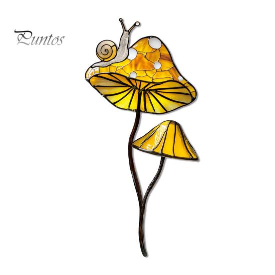 Colorful Yard Stakes Planter Insert Stake, Double-Sided, Flower Pot Decor Metal Art Ornaments Insect Animal Stake for Plant Pots Bed Decoration