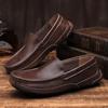 Plus Size Split Leather Shoes Men Loafers Comfortable Casual Shoes Men Driving Shoes Moccasins Men Flats Footwear
