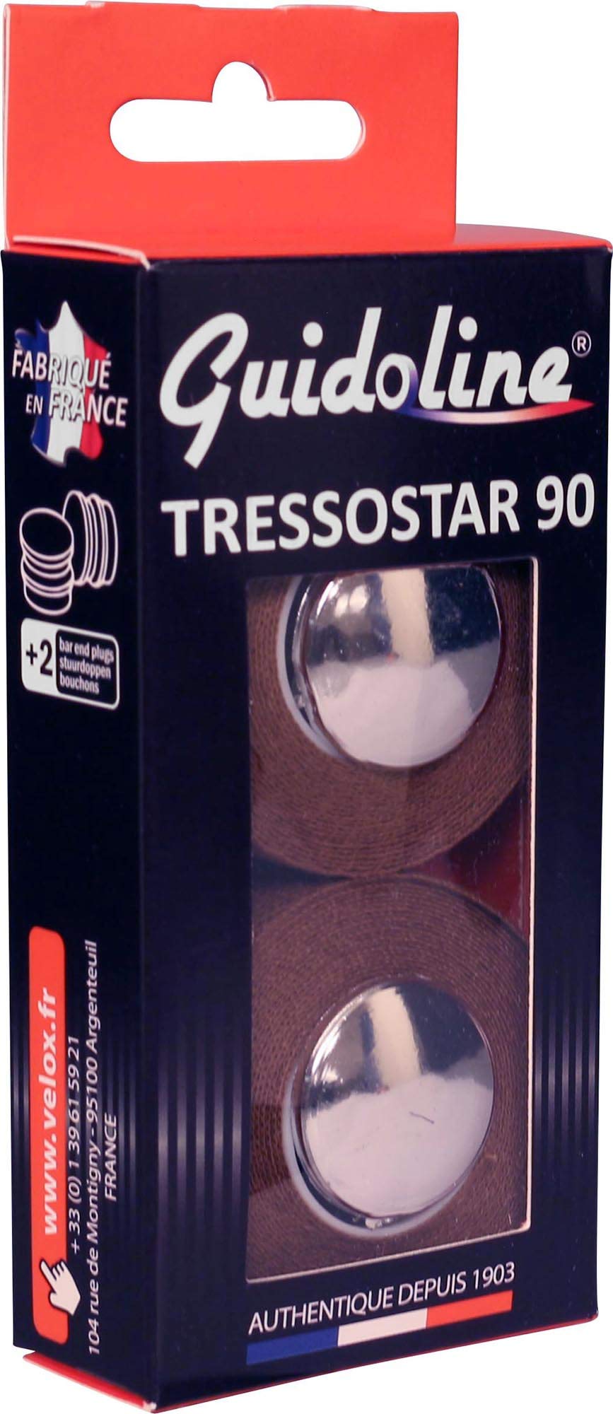 

VELOX TRESSOSTAR 90 DELUXE Cotton Bar G900K10 Tape, Brown,
