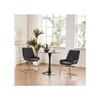 Chaises De Cuisine - MUVOE - Lot De 2 - Noir - Mousse Haute Densité - Style Contemporain