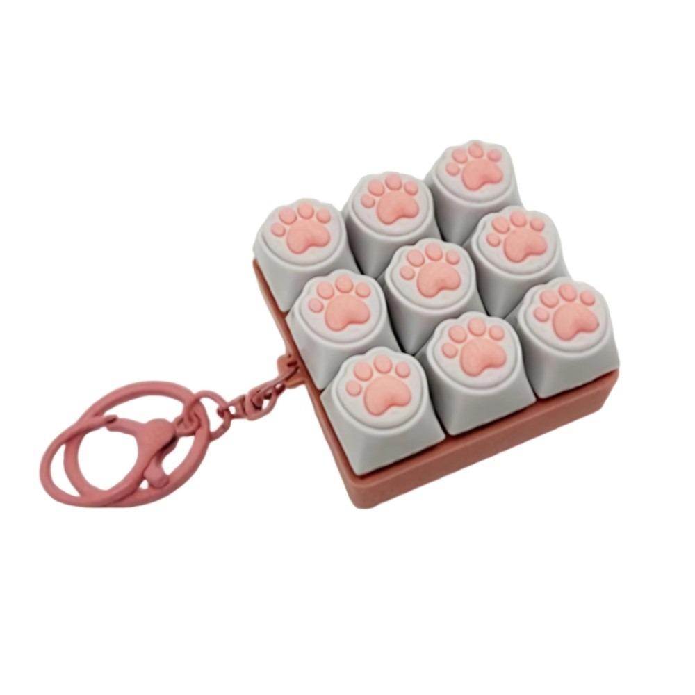 9Keys Keyboard Clicker Toy DIY Keyboard Clicker Toy Relaxing Finger Keyboard Cap  Pass Time