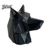 Animal Auto Accessory 3D Printed Wolf Car Trailer Hitch Decoration Howling Head Ornament