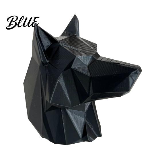 Animal Auto Accessory 3D Printed Wolf Car Trailer Hitch Decoration Howling Head Ornament