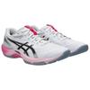 Asics V-Swift FF 5 Comfortable Fit Breathable Rebound Low-Top Tennis Shoes Unisex sneaker White Black 1053A082-100