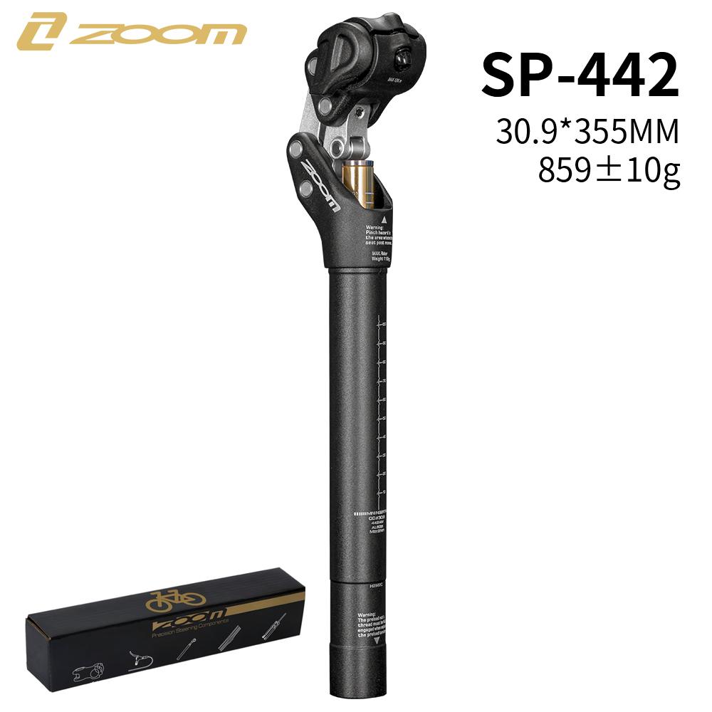 ZOOM MTB Bicycle Shock Absorber Seatpost Bike Seat Post Dropper Manual Travel Height Suspension 27.2/30.9/31.6mm Bike Seat Tube