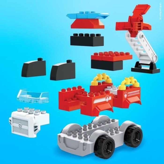 Mega Bloks - Coffret Pompier Pat' Patrouille - Briques de construction - Dès 3 ans