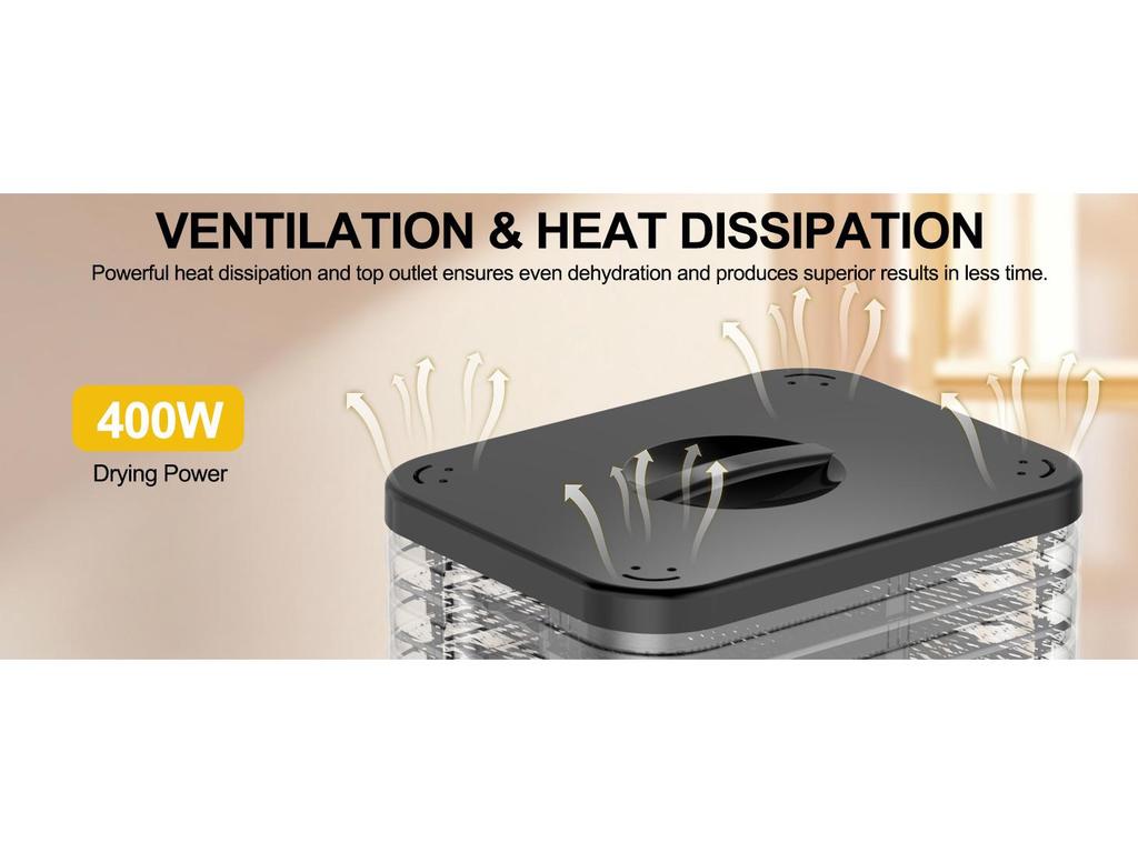 2025 Intelligent Large-Capacity Multifunctional Food Dehydrator for Fruits and Vegetables