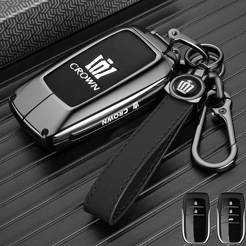 

Suitable for the new Crown Land Cruiser keycase dedicated to Toyota Land Cruiser Luxury Flagship Edition car bag buckle shell