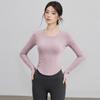 Women's Long-Sleeve Slimming Pilates Training Top