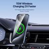 DUZZONA V5 15W Car Magnetic Wireless Charger for iPhone 16-15 Series Air Outlet Phone Charging Holder (Qi2 Certified)