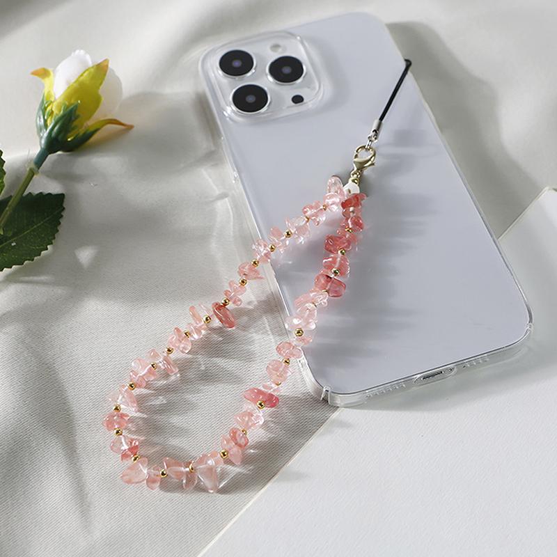 Rafinat natural piatră mărgele telefon mobil curea dulce telefon Lanyard universal telefon mobil anti-pierdere cadouri