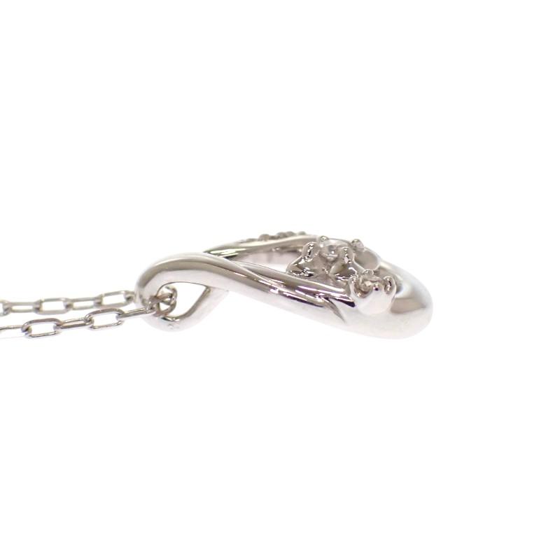 4℃  Necklace K18 White Gold/diamond Women