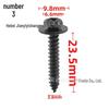 Car Body & Trunk Screw Set with Washers - M4, M5, M6