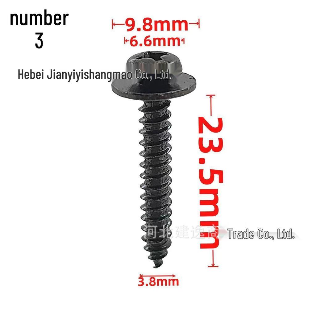 Car Body & Trunk Screw Set with Washers - M4, M5, M6