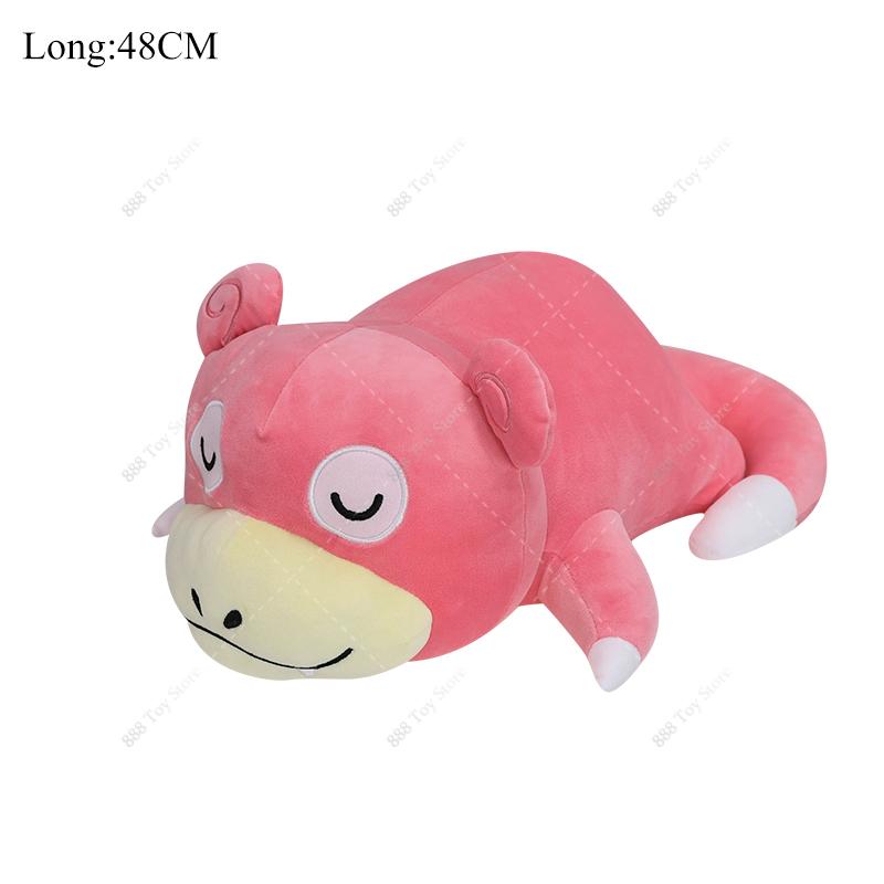 Mega Charizard X Sleeping Plush Pillow Series Cute Garchomp Mew Umbreon Cubone Sofa Cushion Stuffed Peluche Toy