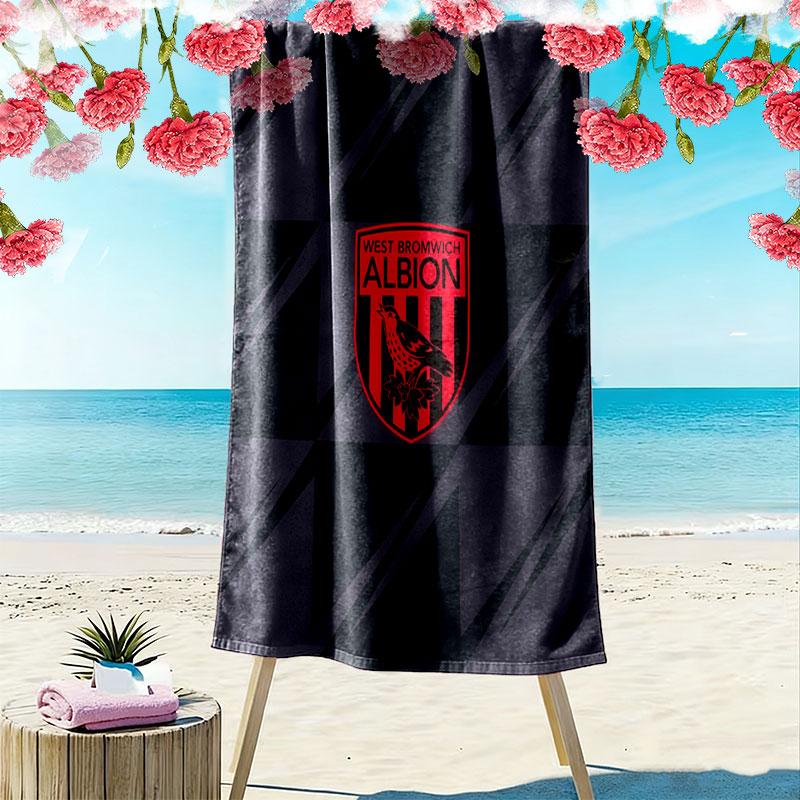 Asciugamano da Spiaggia West Bromwich Albion, Asciugamano Grande Morbido Asciugatura Rapida per Spiaggia Campeggio Nuoto