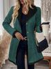 Women's Knit Jacket, Color-Block