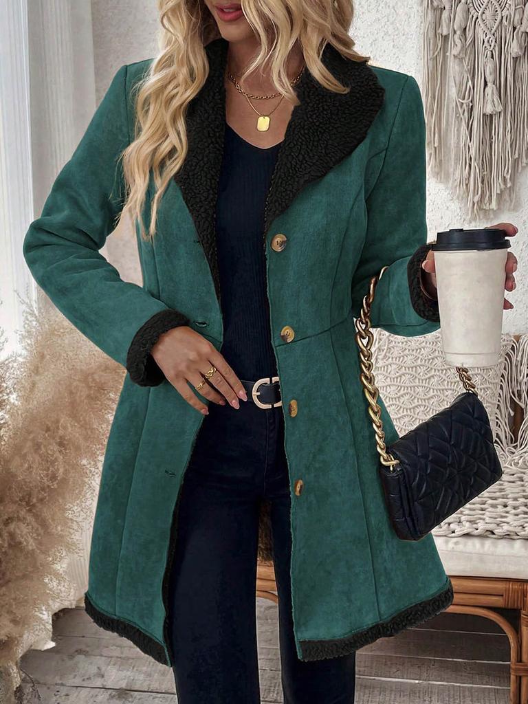 Women's Knit Jacket, Color-Block