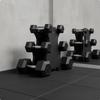 Dumbbell Storage Stand Large Capacity 3 Tier Rack Heavy Duty Diagonal
