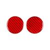 Red Carbon Fiber Front Rear Trailer Hitch Cover Trim For Jeep Cherokee 2014-2018