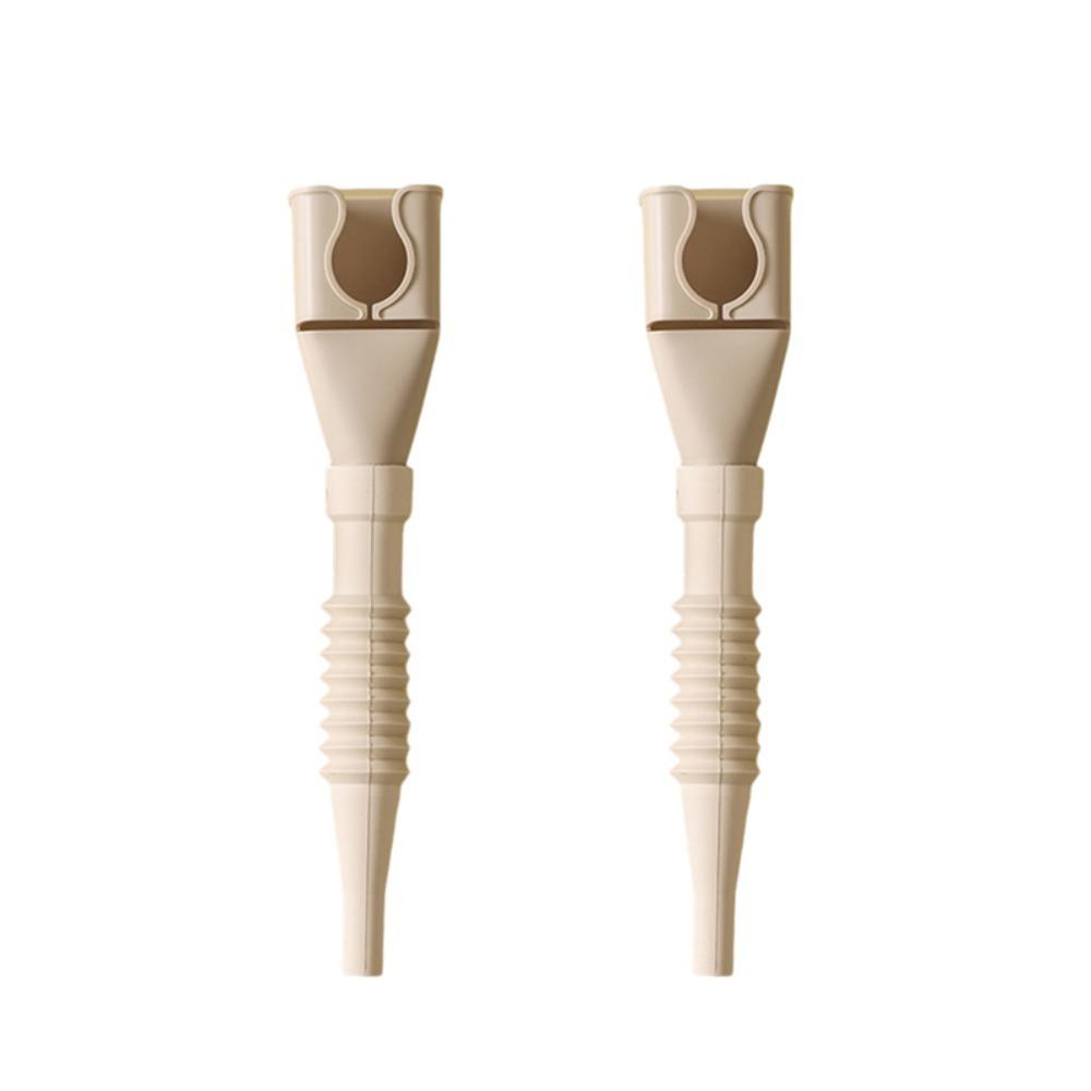 2PCS Wide-mouth Extendable Kitchen Funnel Telescopic Hose Sauce Dispensing Funnel Home