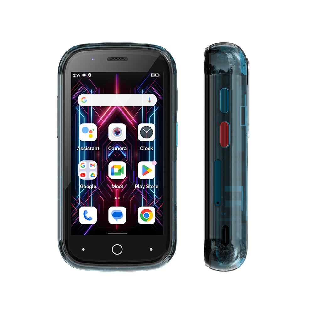 Unihertz Jelly Star Black and Blue Small Screen 3.0 inches Smartphone 4G Android 13 8+256GB