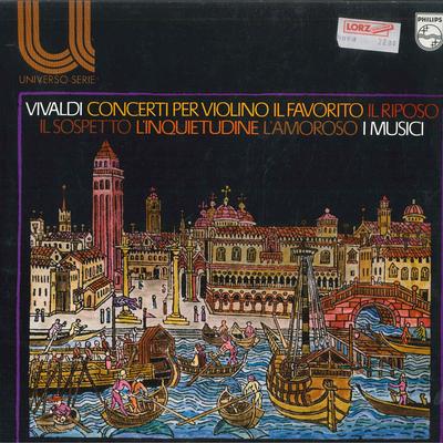 LP-skiva I MUSICI Vivaldi Concerti Con Titoli 6580007 PHILIPS 197 Tyskland Klassisk Begagnad