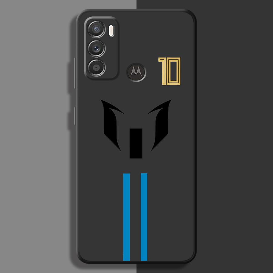 

FootBall Number 7 10 Phone Case for Motorola Moto G30 G51 G60S G71 G22 G32 G52 G72 Edge 20 Lite 30 Neo 30 Fusion Cover Edge 30 Fusion