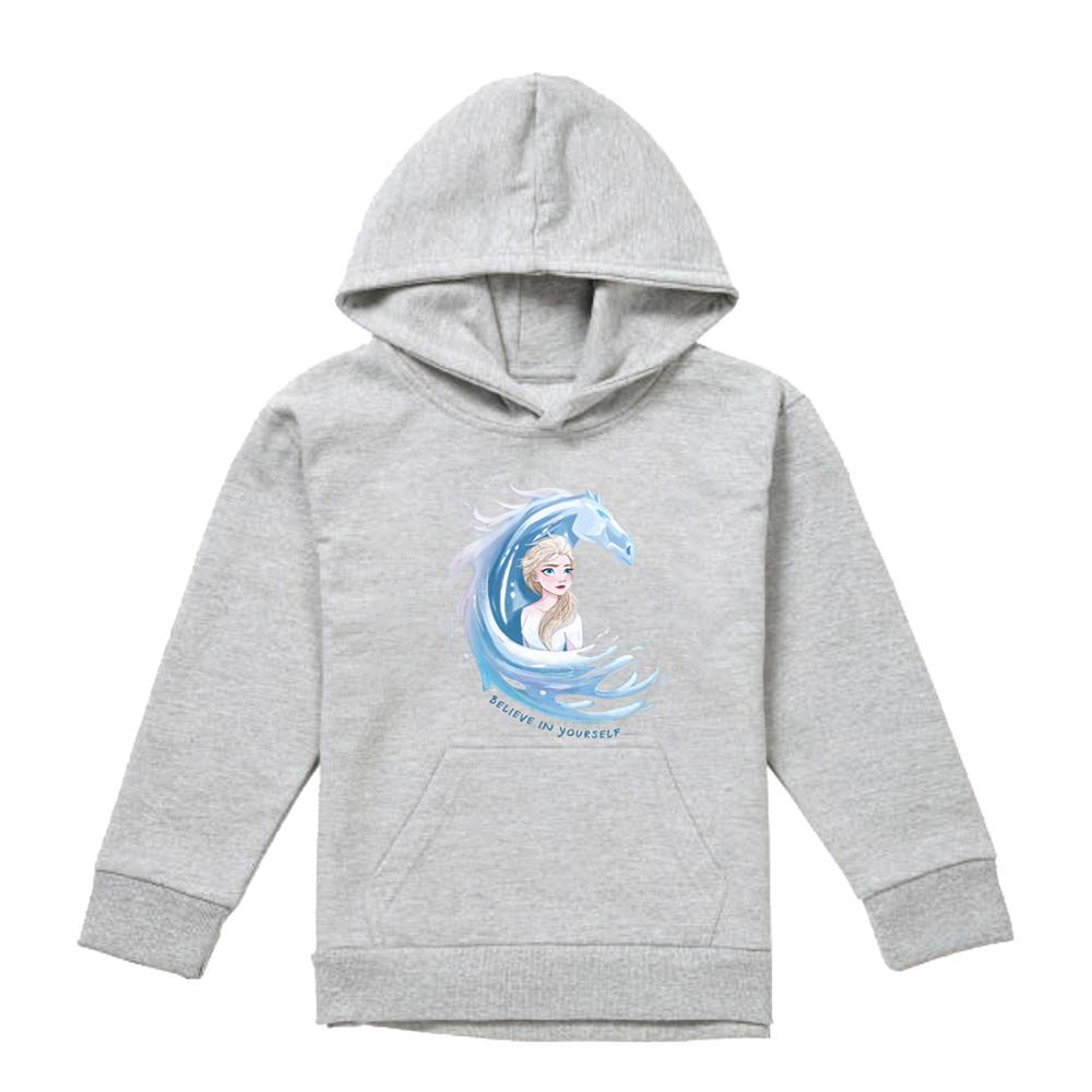 frozen Childrens/Kids Believe In Yourself Elsa & Nokk Heather Pullover Hoodie