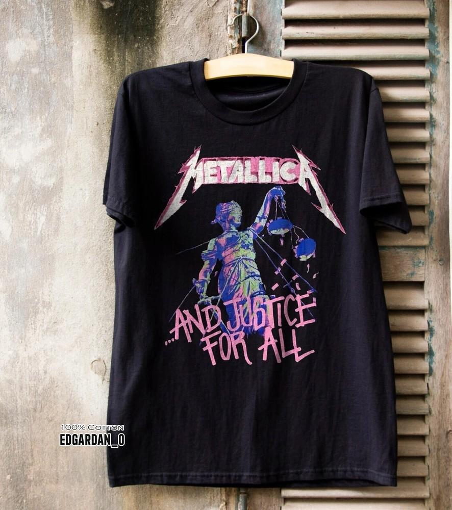 Metallica And Justice For All  Purple Graphic Unisex Tee S-4XL Unisex T-Shirt M
