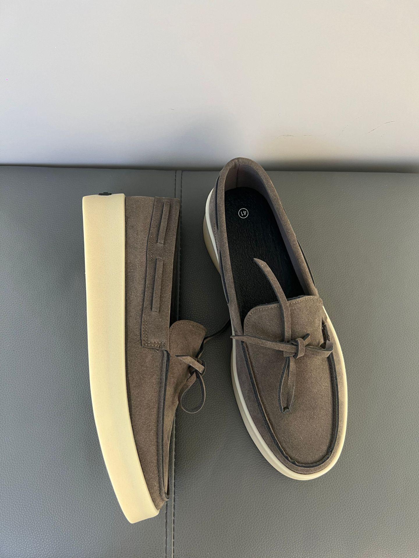 Мужские летние мокасины слипоны: Деловые повседневные лоферы в британском стиле 44