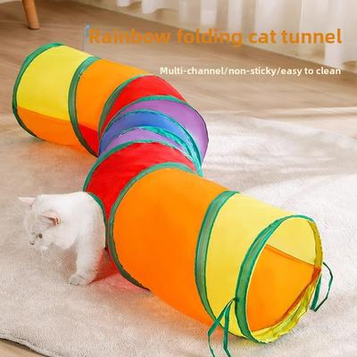 Cat Toys, Cat Tunnels, Self-entertainment and Boredom, Cave Drilling, Rainbow Maze Passage, Energy-consuming Items, Cat Teasing Sticks