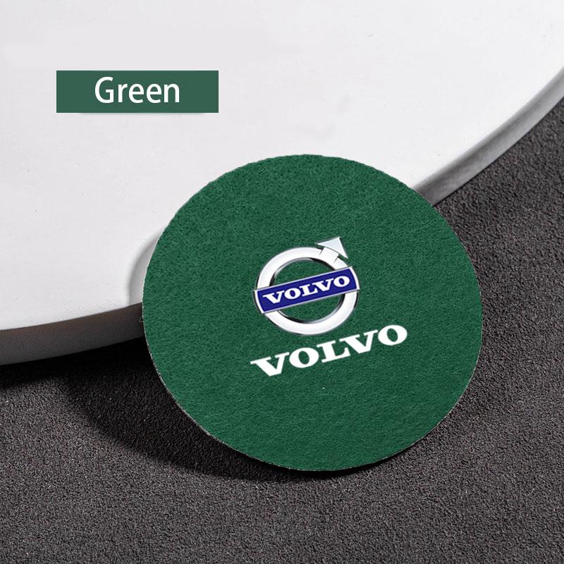 

Car Decorative Felt Pad Dustproof Car Mat Water Cup Coaster for Volvo xc60 s60 v40 v50 v60 s80 s40 c30 awd c70 s40 s60 s80 s90